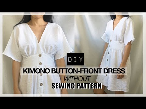 DIY Button-Front Kimono Dress – Fashion Wanderer