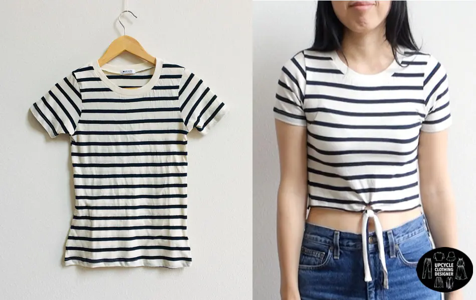 No Sew Crop Top From T-shirt – Fashion Wanderer