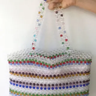Handmade beaded bag