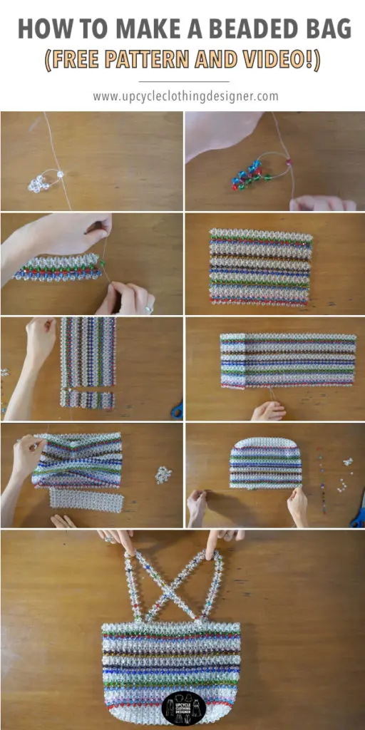 How to make a beaded bag from scratch with step-by-step photos.