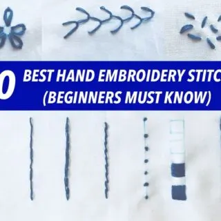10 best hand embroidery stitches for beginners