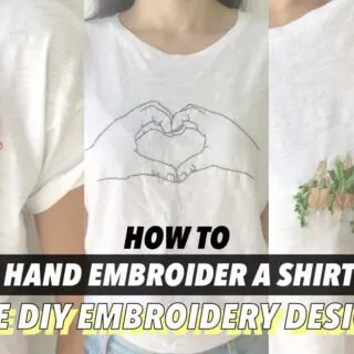 how to embroider a shirt with free embroidery patterns