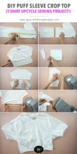 How to make puff sleeve crop top