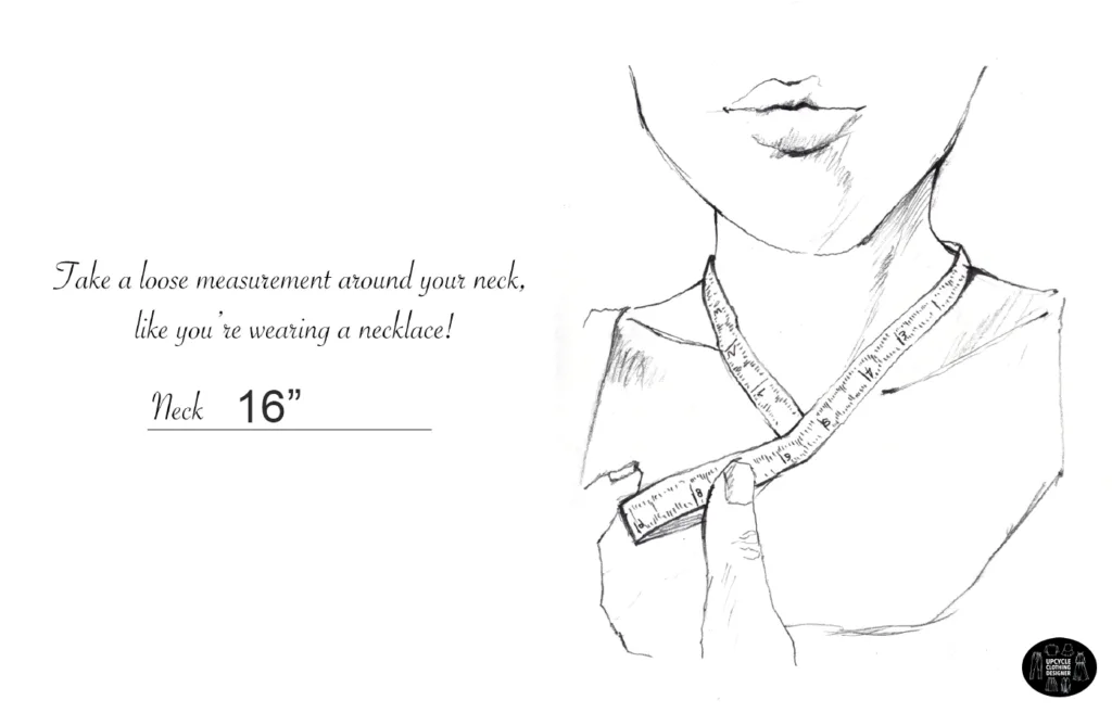 How to measure the neckline How to measure the neckline