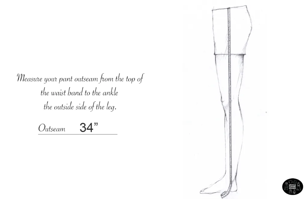 How to measure the outseam