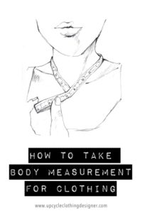 How to take body measurement for clothing