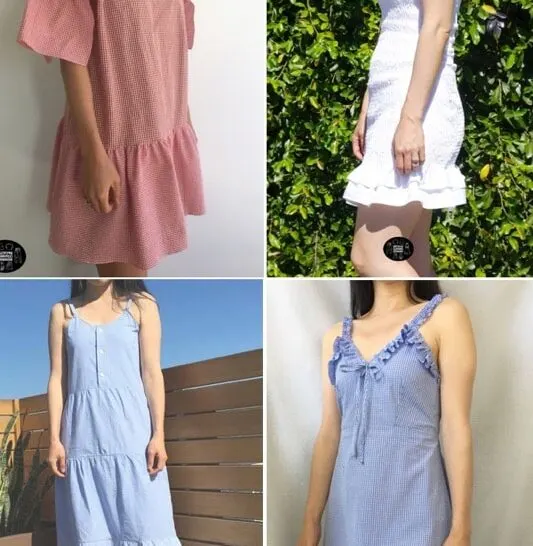 Upcycled dress from men's shirt
