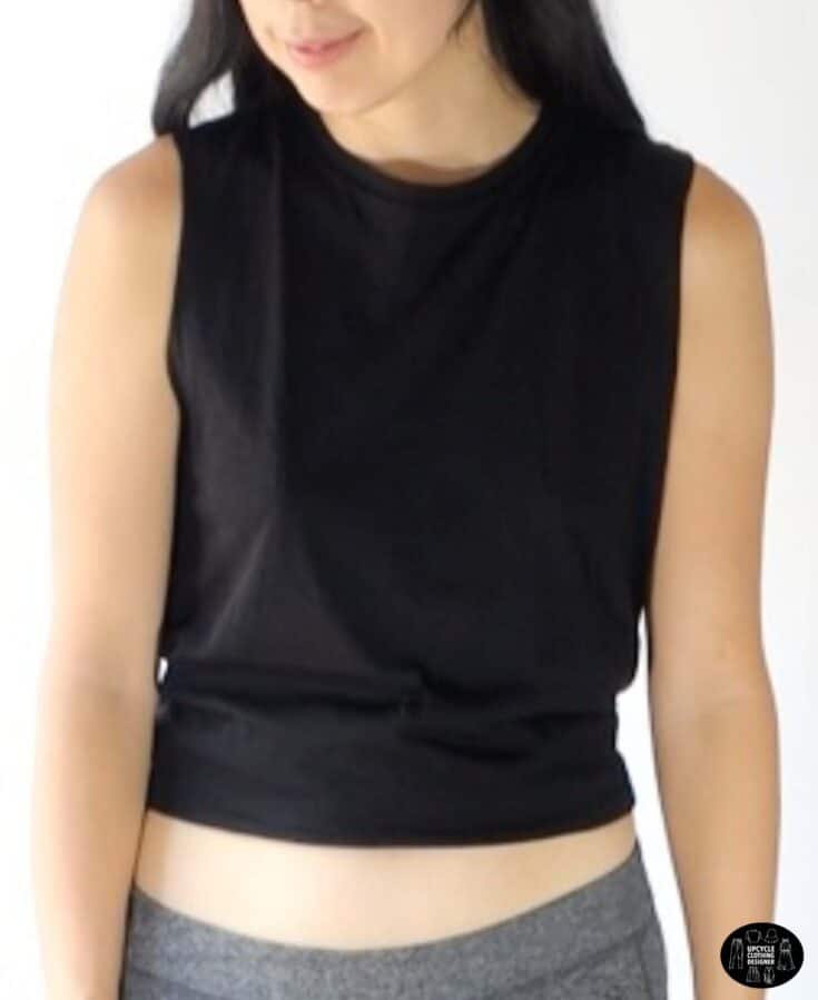 front view of tank top