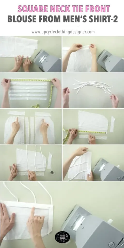 How to make a tie front blouse