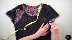 how to cut at shirt into a halter top