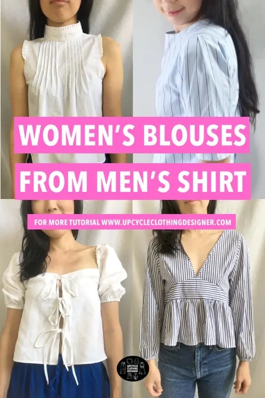 Best women's blouses from men's shirts