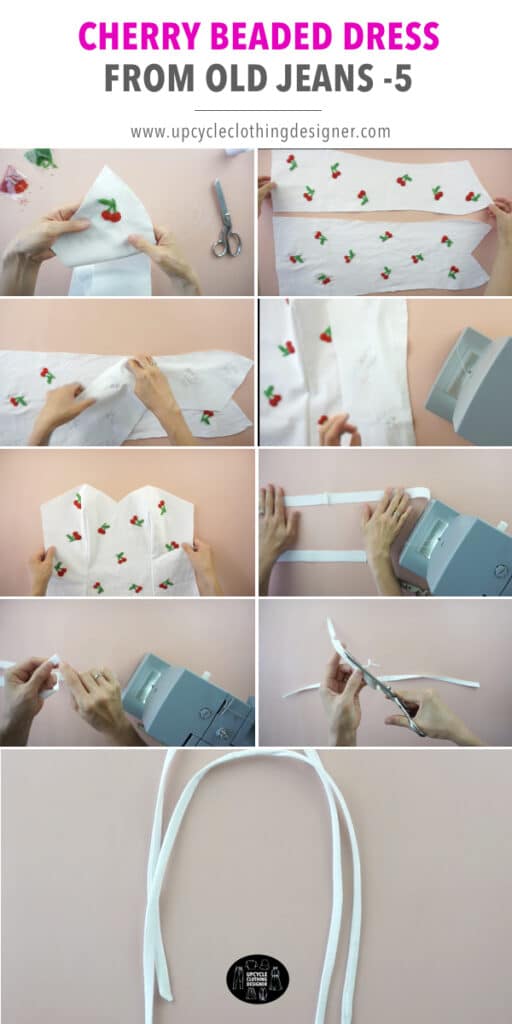How to sew beads onto fabric