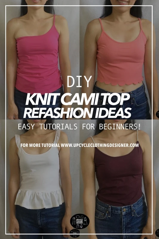 Best knit camisole tops refashion ideas