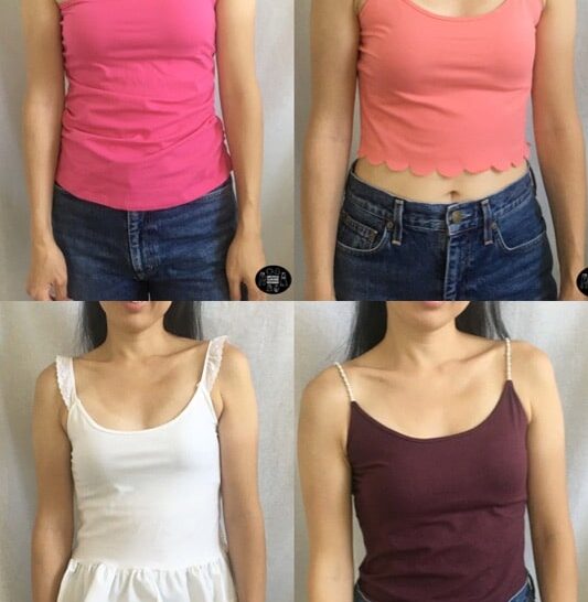 Easy knit camisole tops refashion ideas