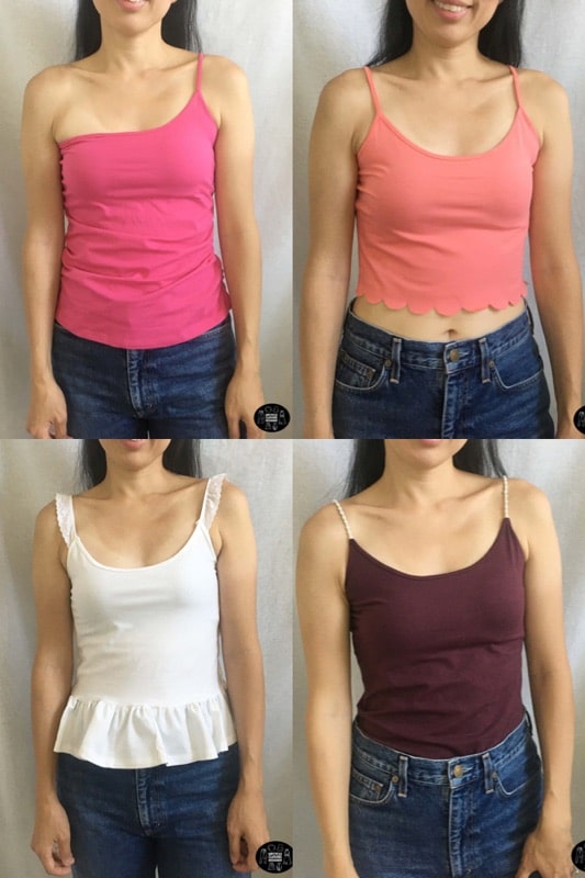 Easy knit camisole tops refashion ideas