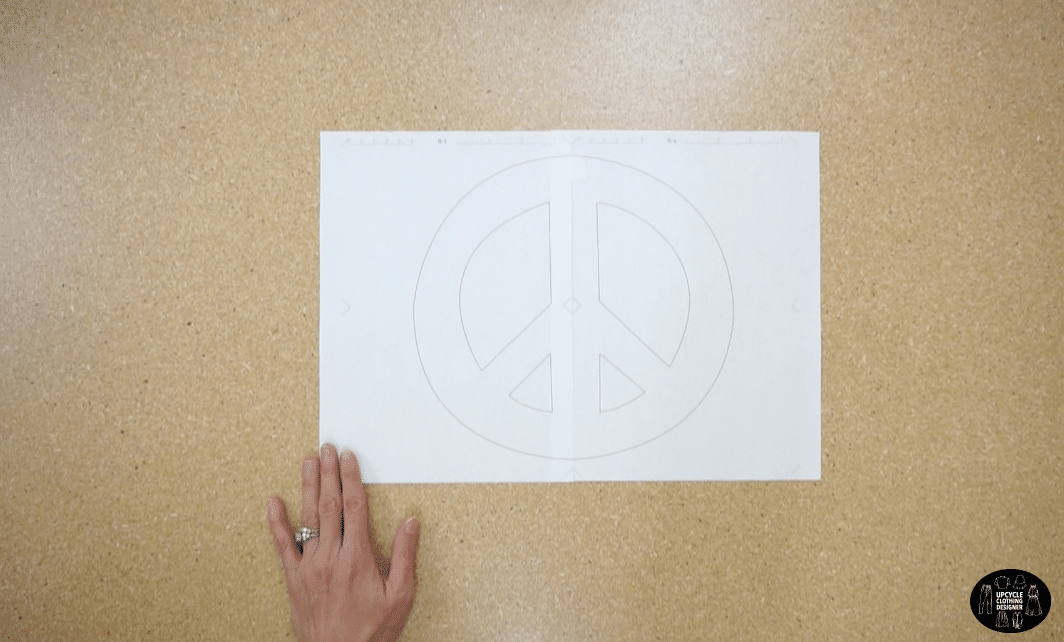 Peace sign drawing