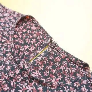 bias inbinding around neckline
