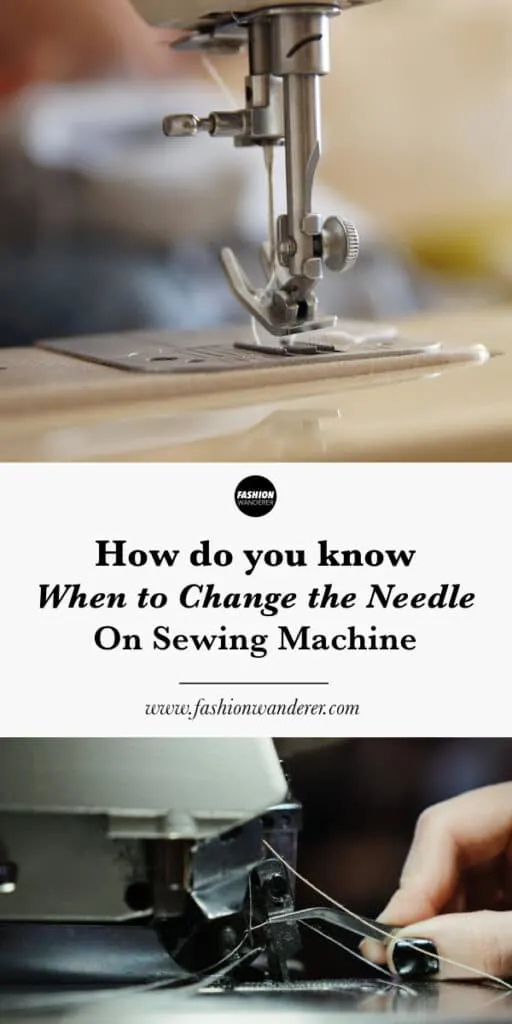 steps to change needle on sewing machine