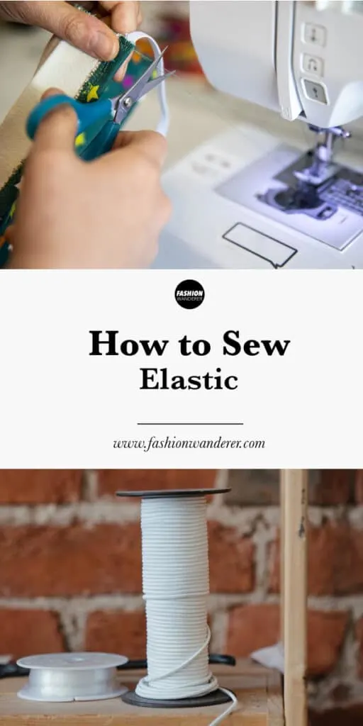step tutorial on how to sew elastic