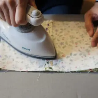 mini iron on fabric seams