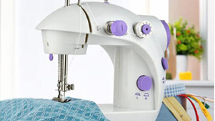 High quality Hemline Mini Sewing Machine 2 Speed Ideal For Beginners & Kids FAST 