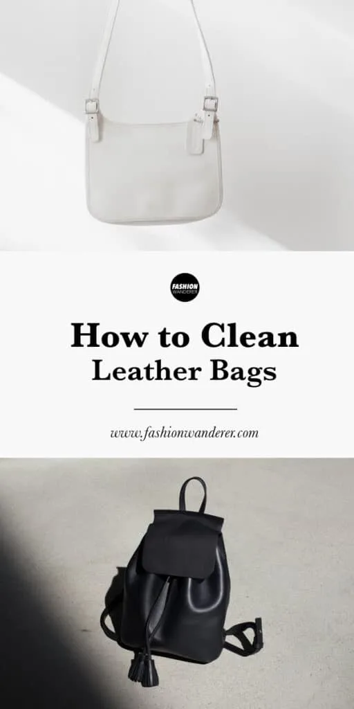 Best way to clean leather bag hot sale