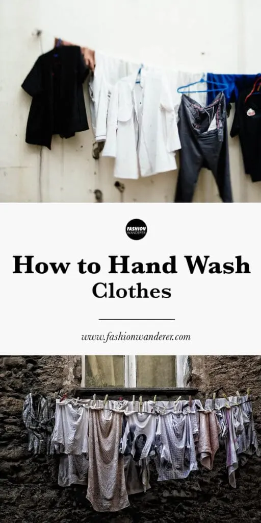 How to hand wash clothes