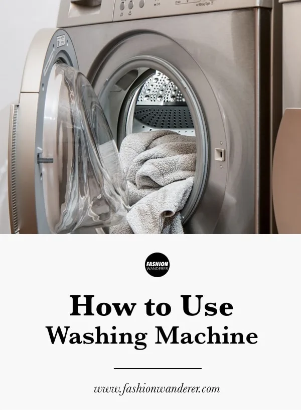 How to deals use washing machine