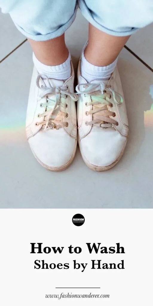 How to wash 2025 white shoes by hand