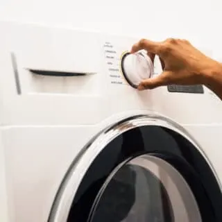 LG washing machine cycle button