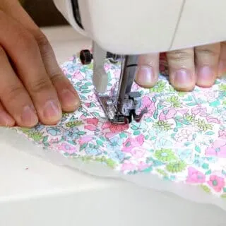 sewing straight on sewing machine