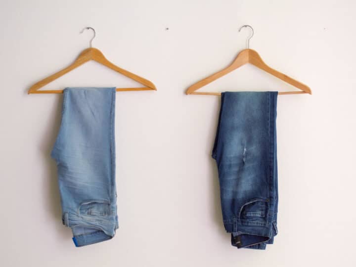 shrink jeans lengthwise