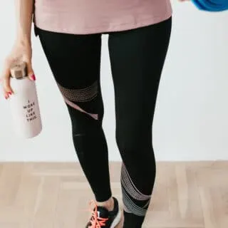 black yoga leggings to shrink