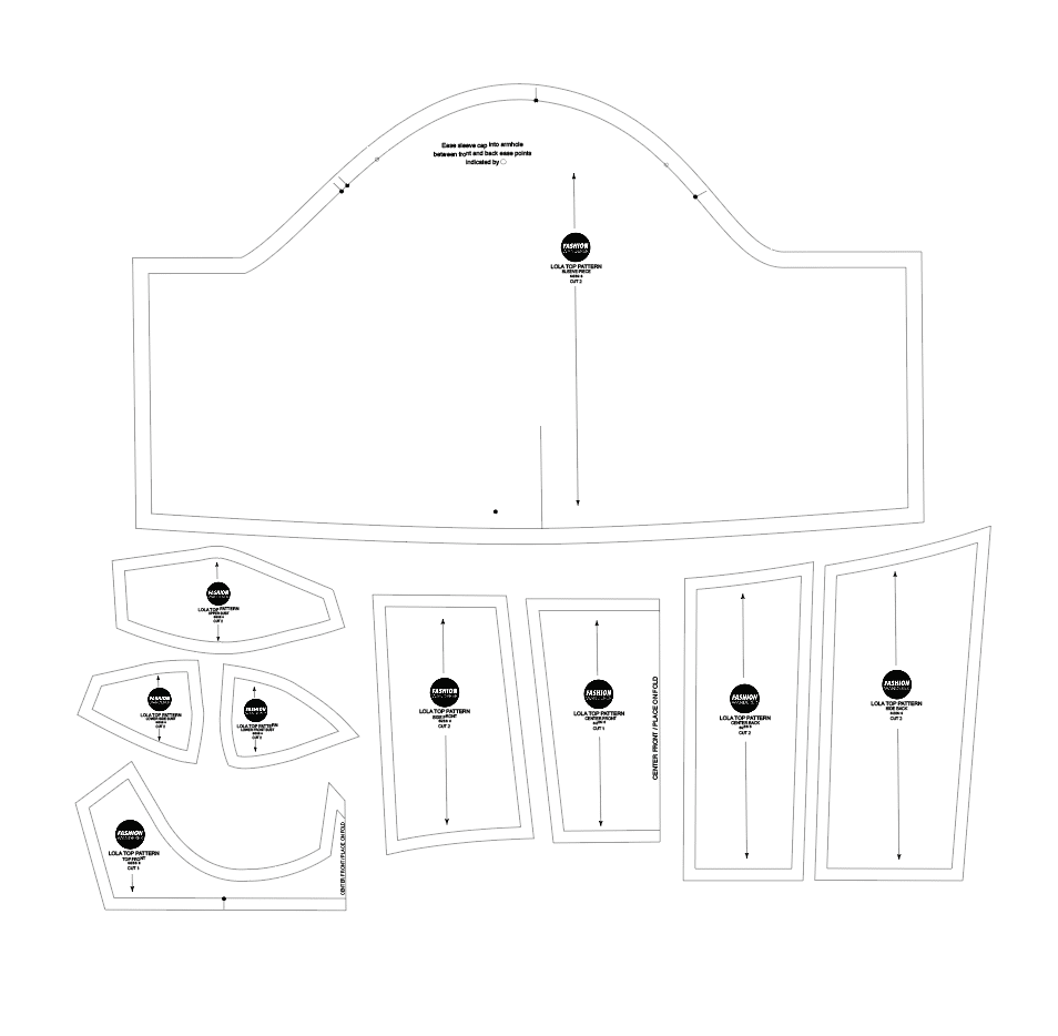 Lola Top Sewing Pattern Lola Top Sewing Pattern