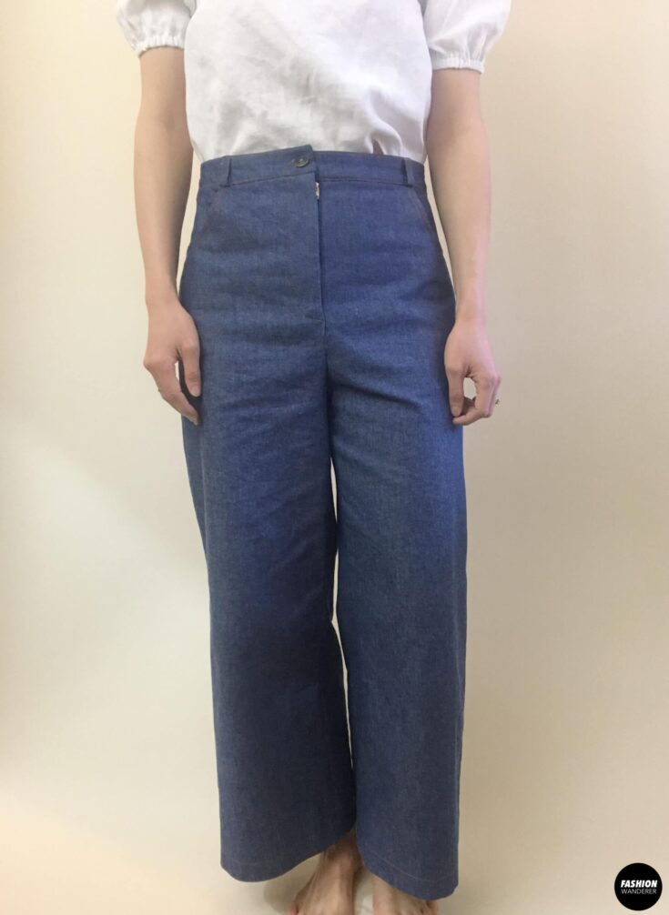 Ari denim jeans front view
