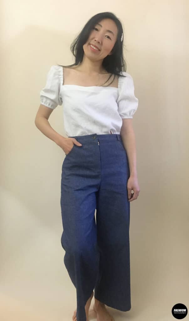 Ari denim jeans full shot Ari denim jeans full shot