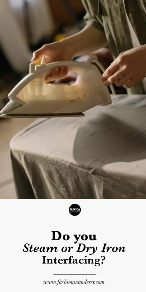 do you steam or dry iron on interfacing do you steam or dry iron on interfacing