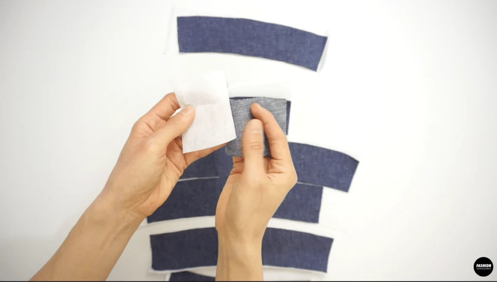 How do you use fabric as interfacing