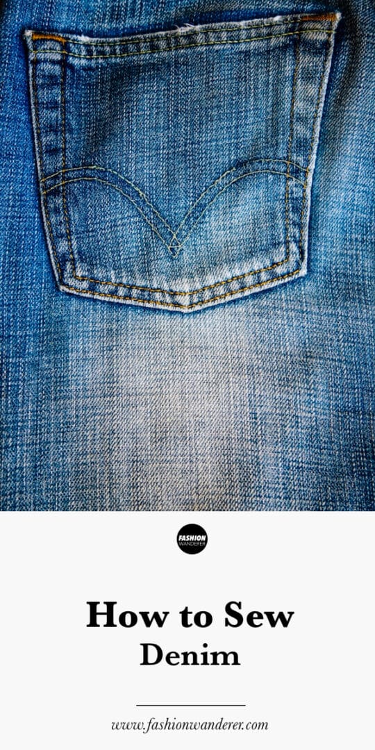 How to Sew Denim Fashion Wanderer