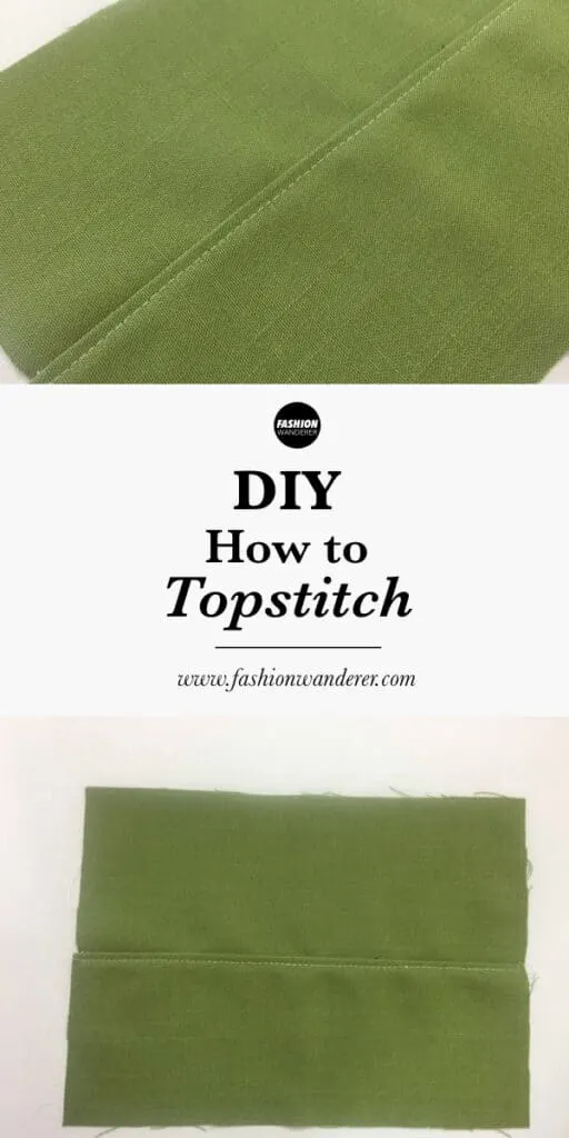 How to topstitch
