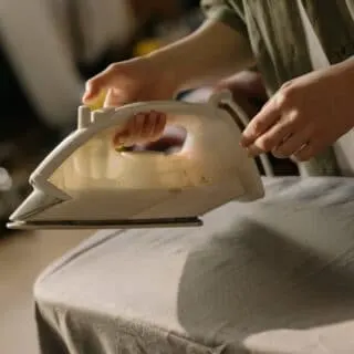 Steam vs dry iron for interfacing