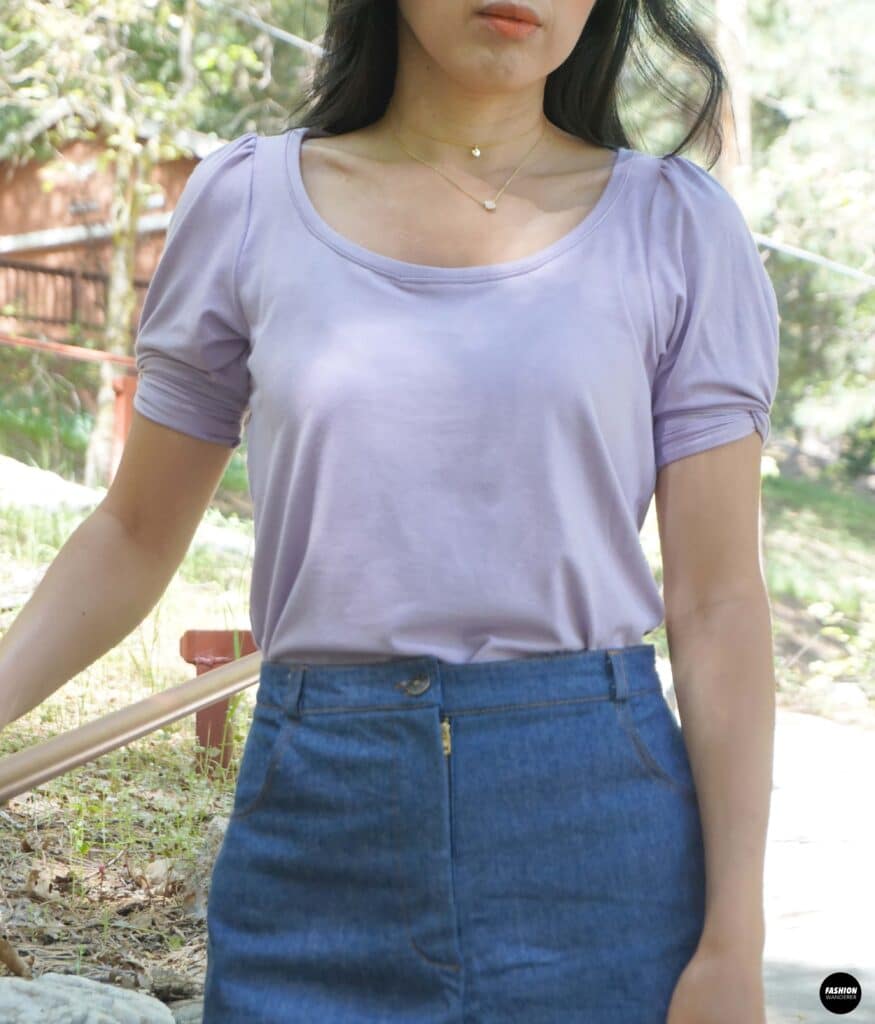 Everly t-shirt front view Everly t-shirt front view