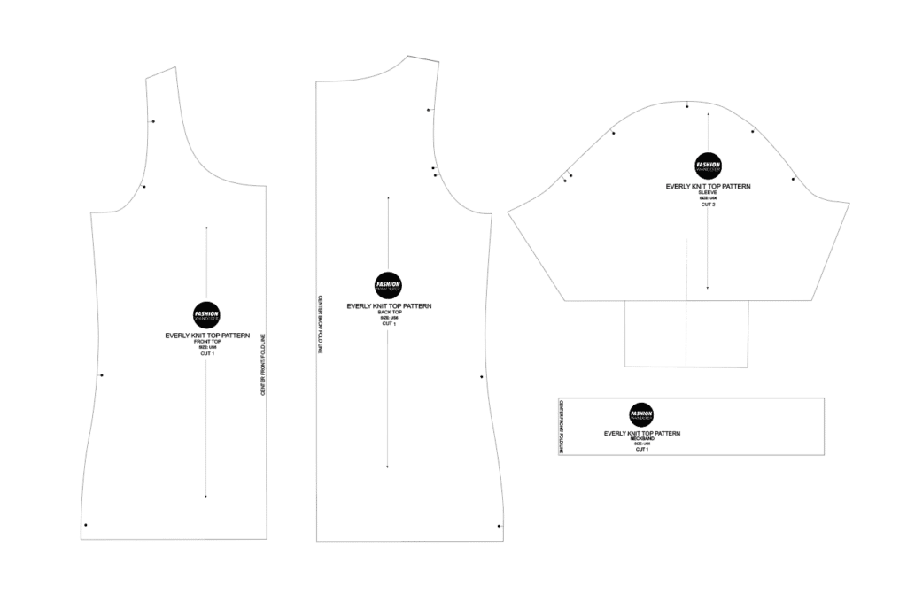 Everly top sewing pattern Everly top sewing pattern