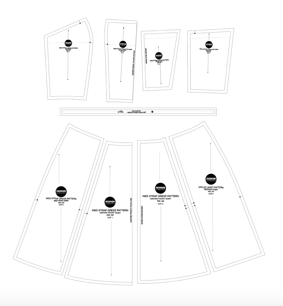 Ines dress sewing pattern