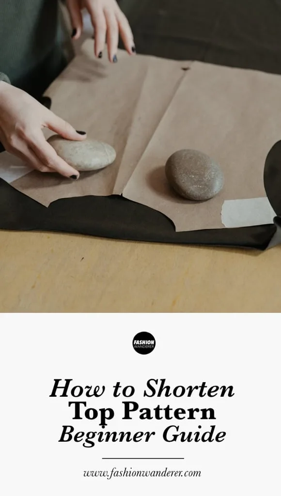 Best way to shorten top pattern Best way to shorten top pattern