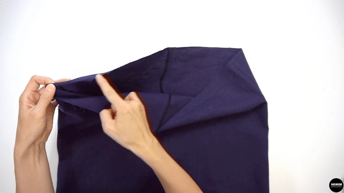 To sew shirred around the waist, finish the edges of waist opening with double fold ¼” and topstitch around. Give a nice press to remove any puckering or bubbling.