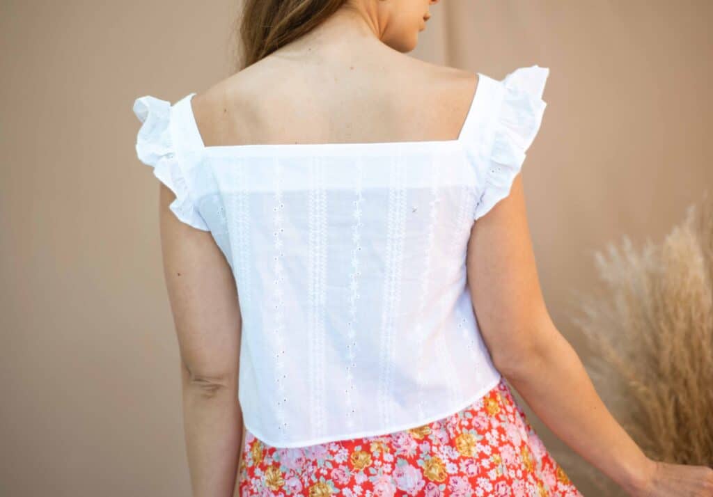 millie top back view