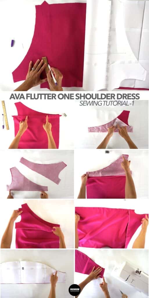 Ava dress neckline tutorial