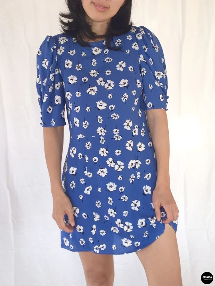 Dawn dress front view Dawn dress front view