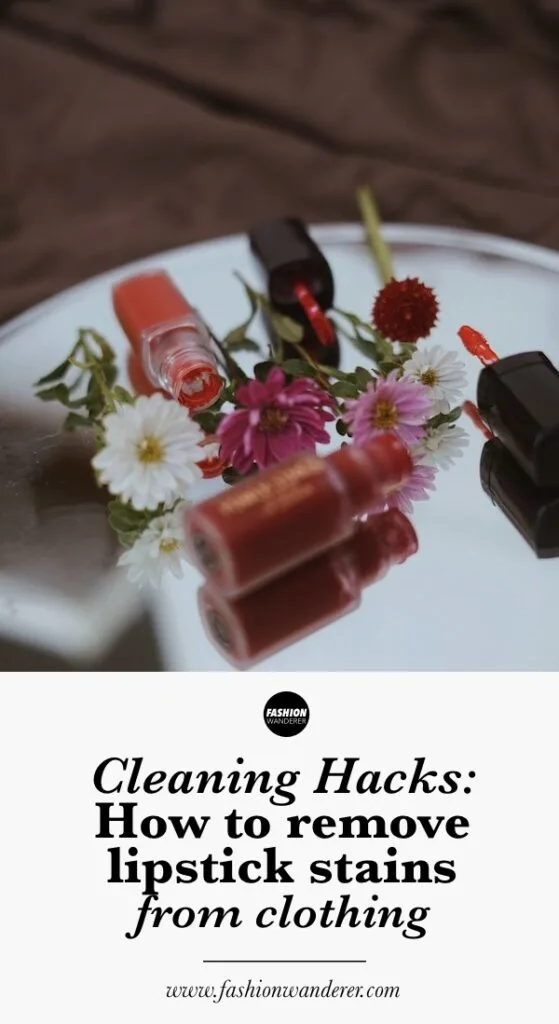 How to remove lipstick stains from clothing How to remove lipstick stains from clothing